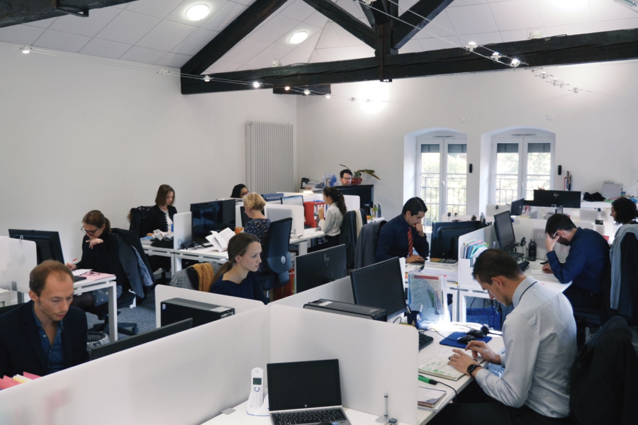 bureau du centre de recherche de l'Institut Lyfe