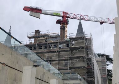 L’avancée des travaux au château de la Roseraie